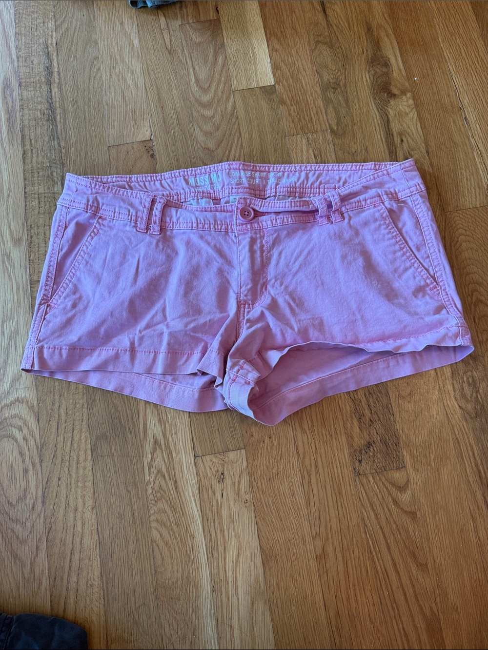 Mossimo Supply Co. Pink Cotton Jean Shorts
